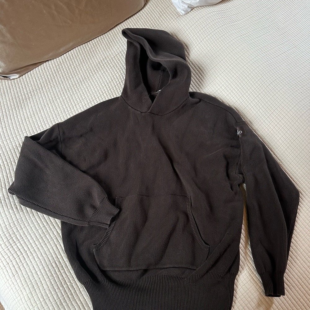 Alo Yoga Dark Brown Hoodie